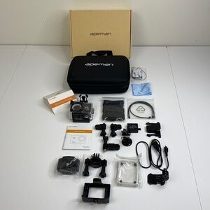 Apeman A70 Action Camera Waterproof All Accessories Included